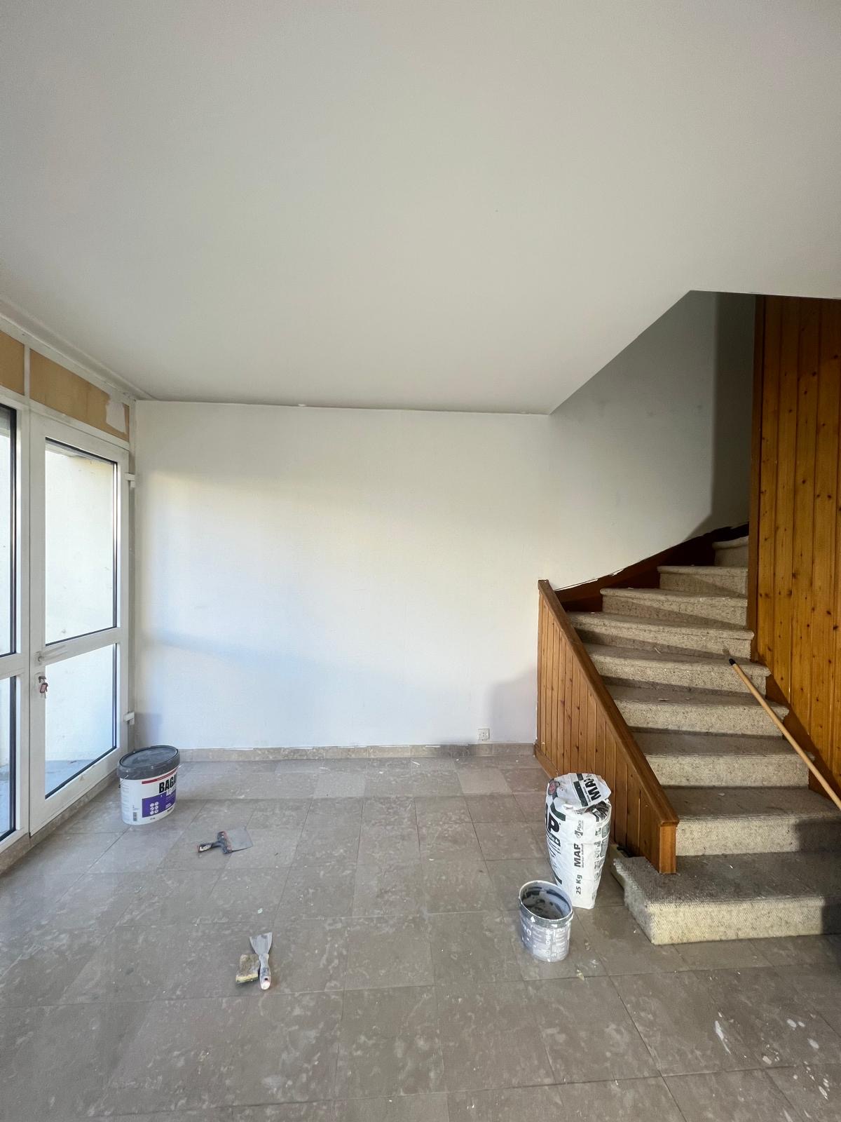 Avant travaux - espace de vie à rénover
